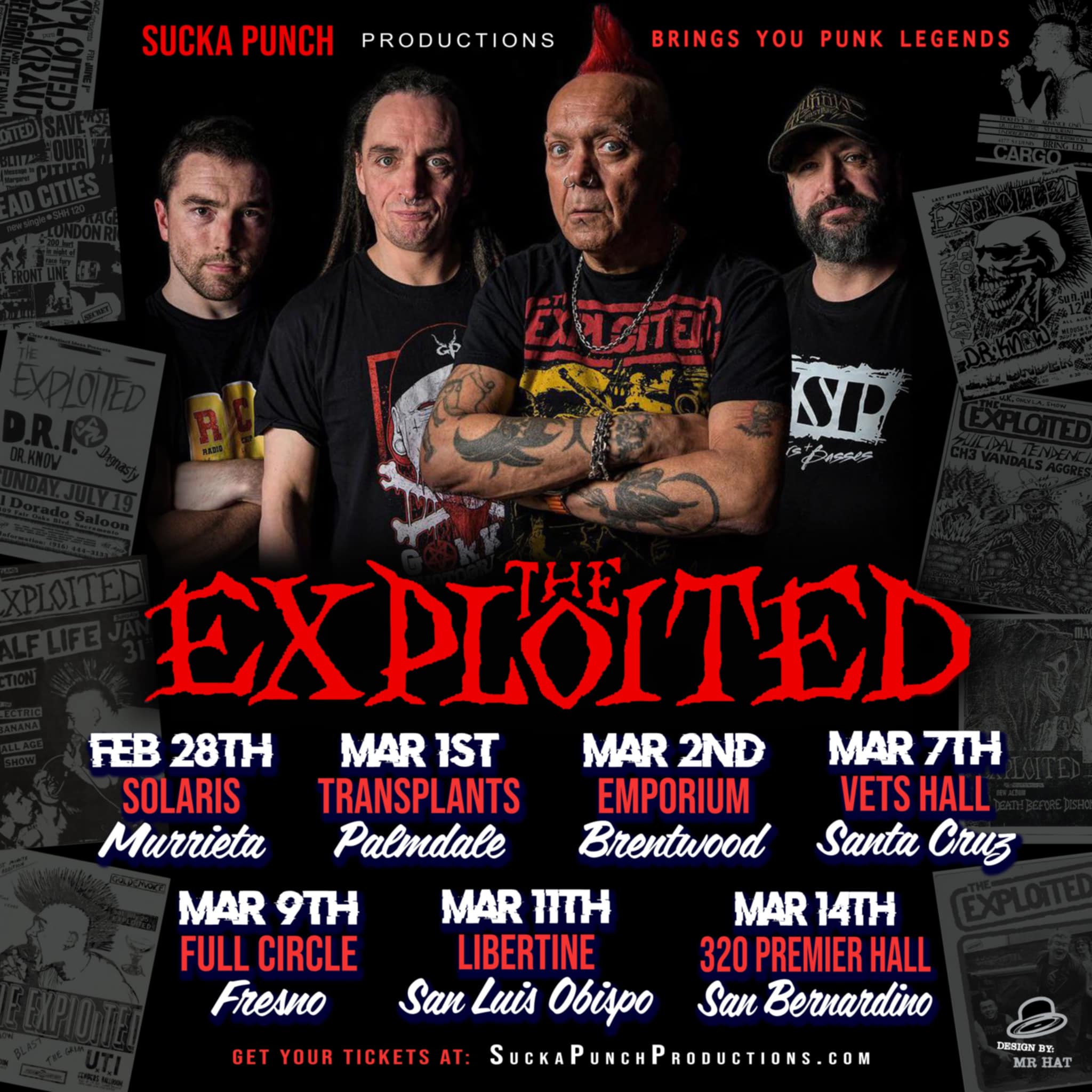 THE EXPLOITED LIVE IN CONCERT SAN BERNADINO