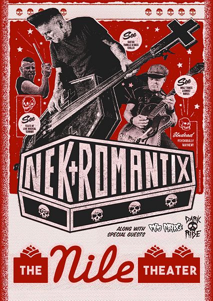 Nekromantix Sat, Nov 23 at 08:00 PM PST at The Nile Theater, Bakersfield, CA